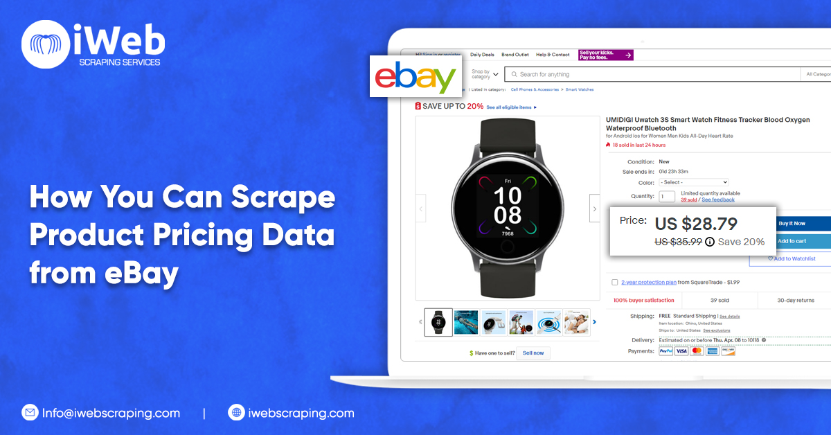 How You Can Scrape Product Pricing Data from eBay